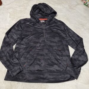 Greg Norman Lab Shark Camo Hoodie Men's Jacket Black Grey Size XL Attack Life